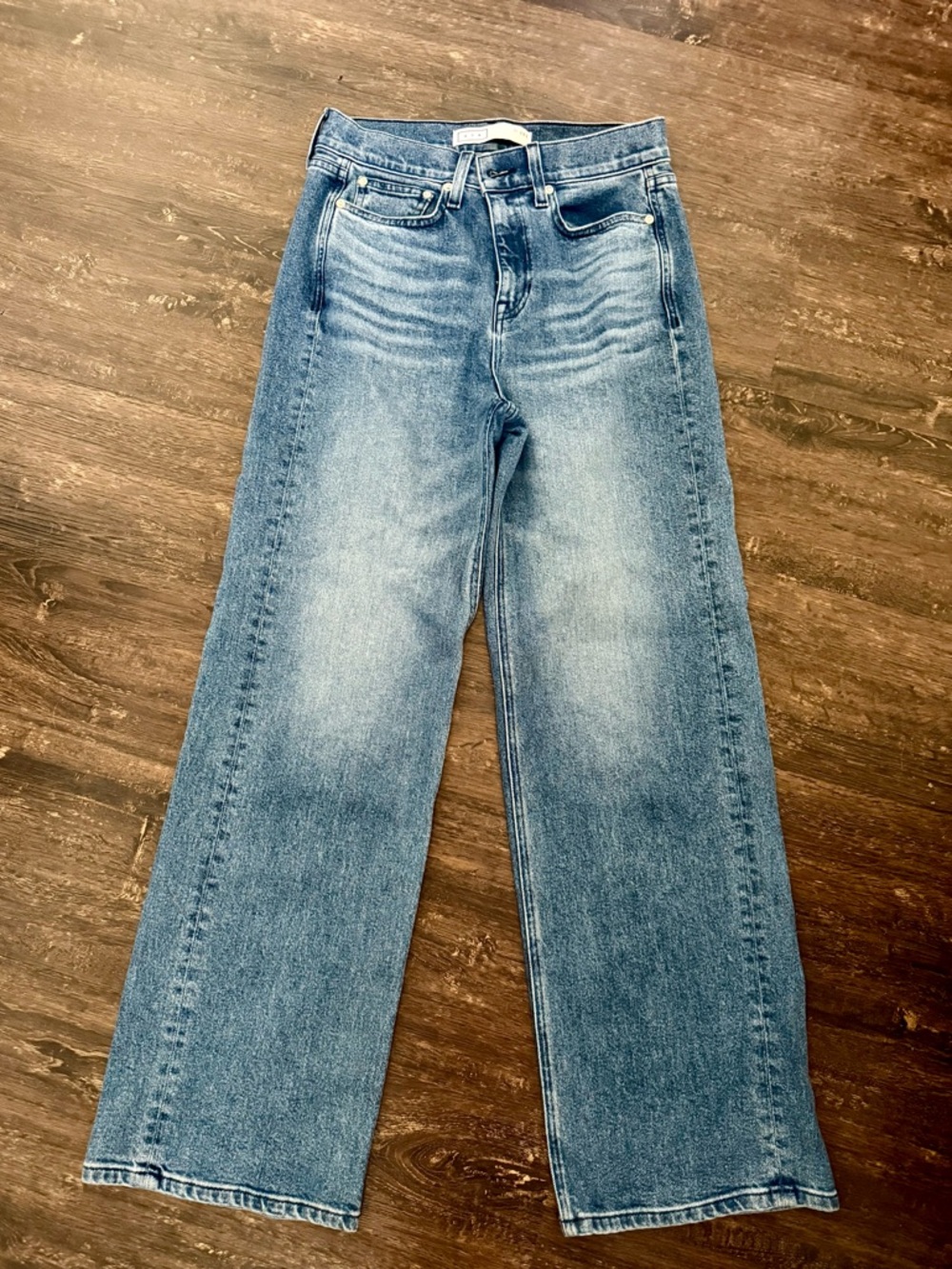 NWOT AYR Women's Medium Blue Secret Sauce Jeans, 28S. - Picture 2 of 6